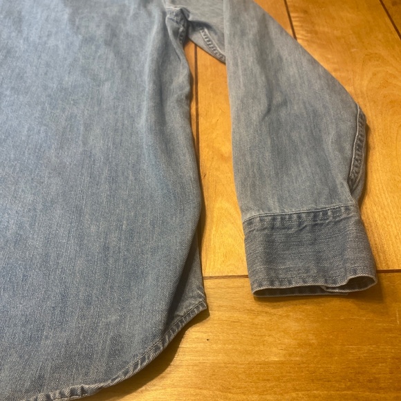 Denim Button-Up Shirt - Picture 14 of 16